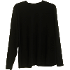 Black Lycra Shell with Chiffon Sleeves